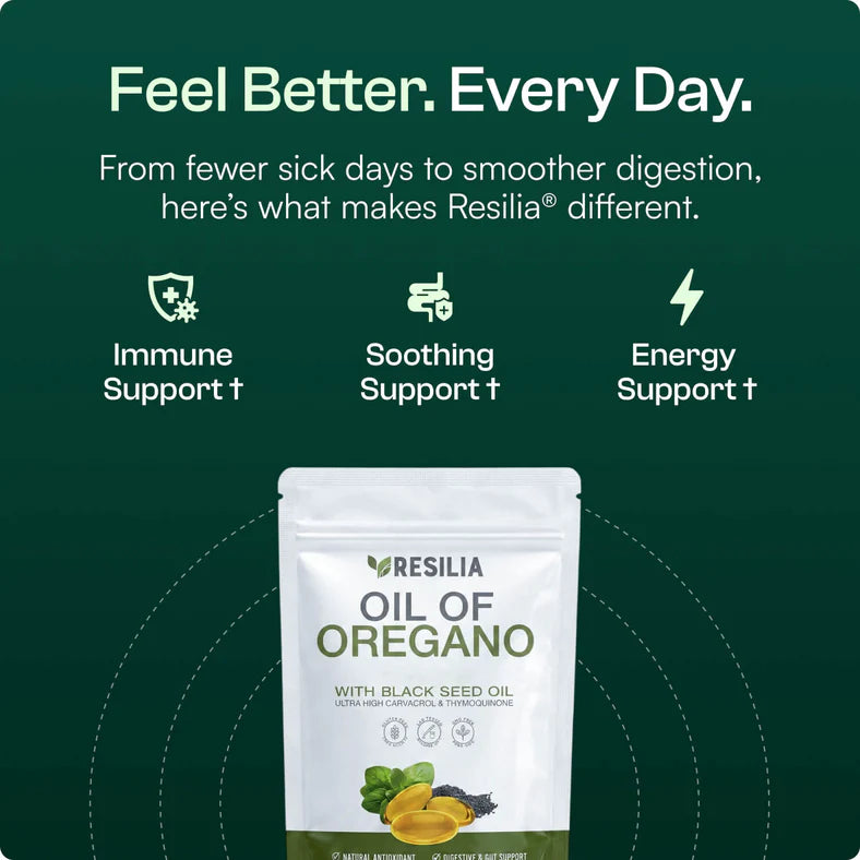 Resilia Anti-Inflammation Oil Of Oregano Softgels